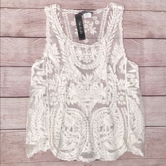 Tops - NWT! Lace summer top